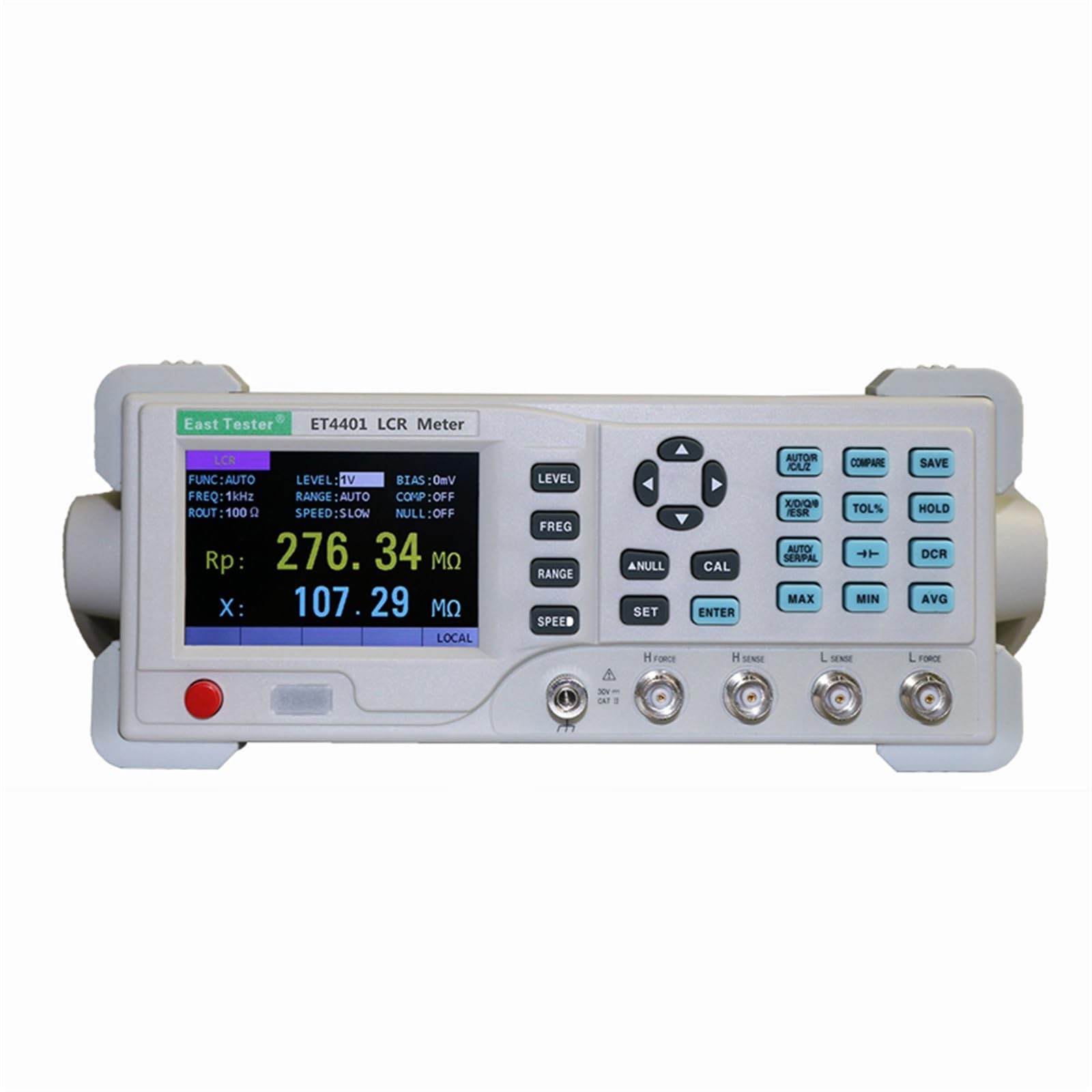 JVDDI LCR Meter 10Hz~100kHz LCR Digital Bridge DC Resistance Electrolytic Capacitance Analyzer Basic Accuracy 0.1% Data Record