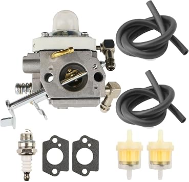 Carburetor Kit Compatible with Honda GX120RT Tillotson HDA329 Wacker Neuson BS50-4As BS60-4As BS70-4As Rammers Equipped Replacement 16100-ZDJ-V72 16100ZDJV72 16100 ZDJ V72