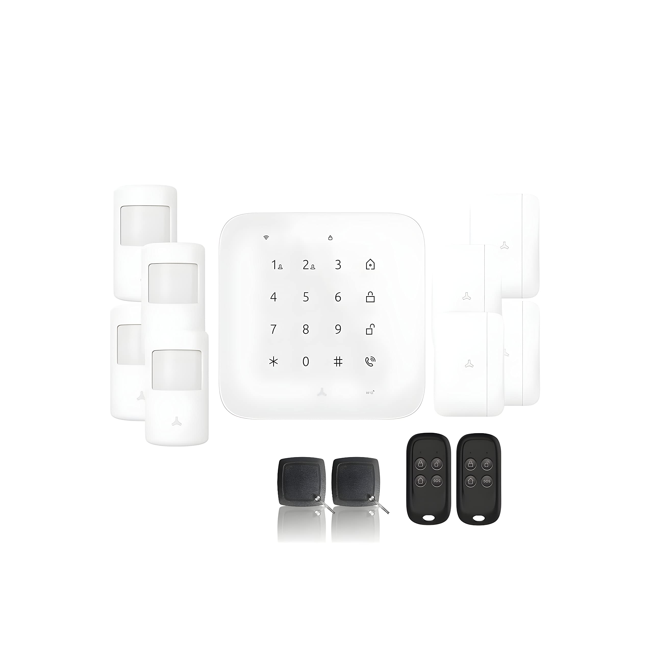 Casa-Kit 4 - Alarma WiFi y gsm 4G inalámbrica conectada