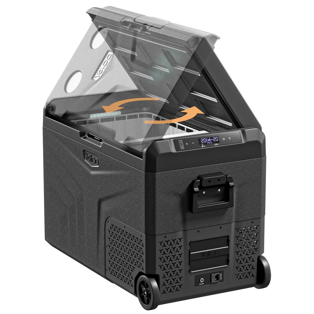 Yolco TCX60 Kompressor Kühlbox 50-60L - Dual Zone 12/24V & 100-240V
