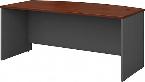 Bush Business Furniture Series C 72W Bow Front Office Desk