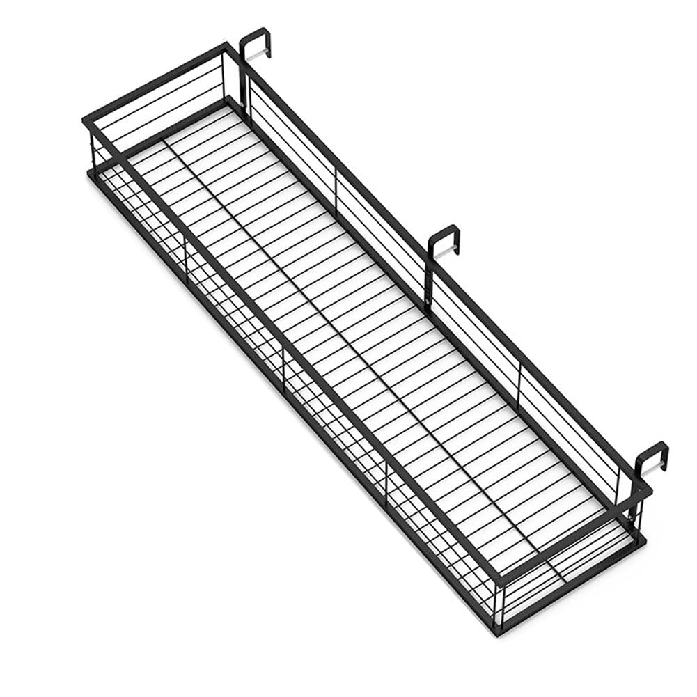 Jardinière de clôture suspendue 100cm avec support garde-corps extérieur et balcon de salon