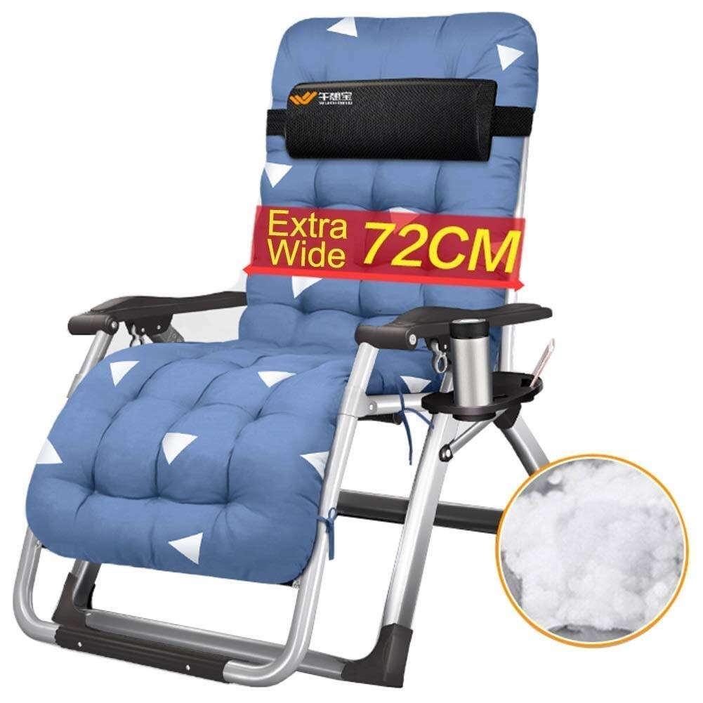 Chaise de Jardin inclinable pliante contre le mal de dos en plein air
