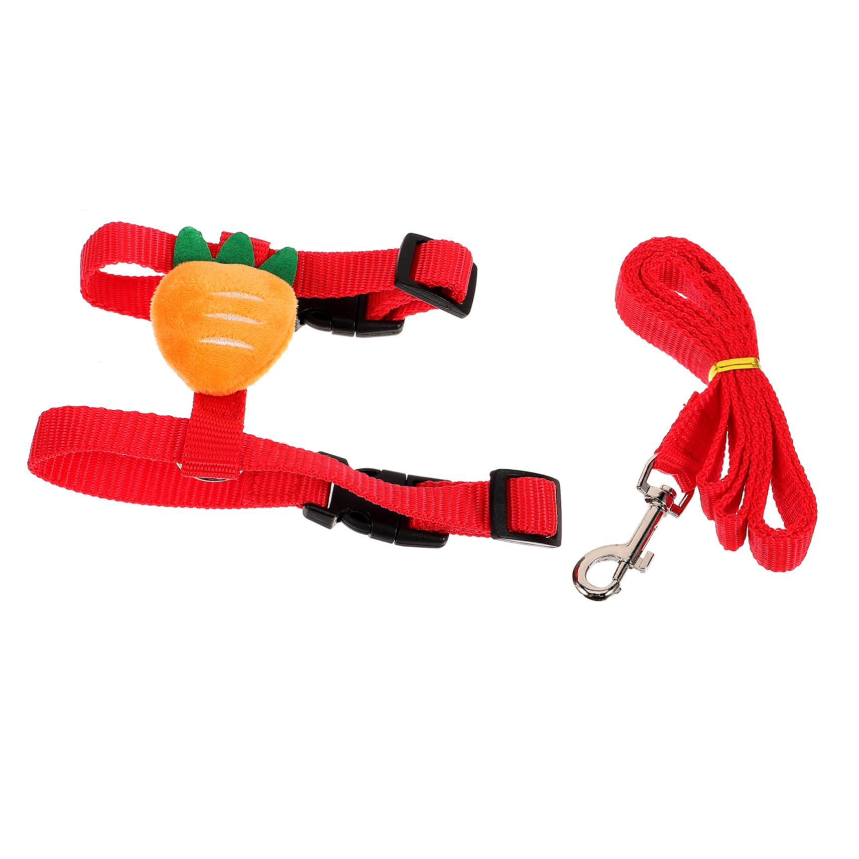 HANABASS Adjustable Rabbit Harness Set for Small Pets Hamster Leash 2-in-1 Harness and Leash