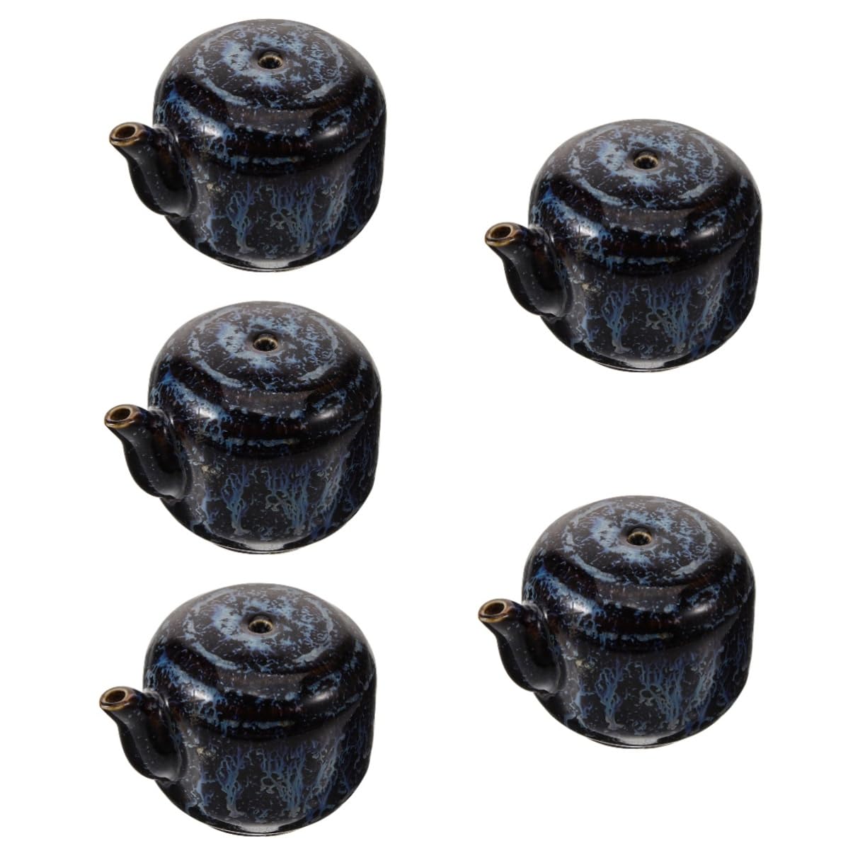 VILLCASE Lot De 5 Compte-gouttes En Céramique Pour Peinture Poterie Encre Fournitures Artistiques