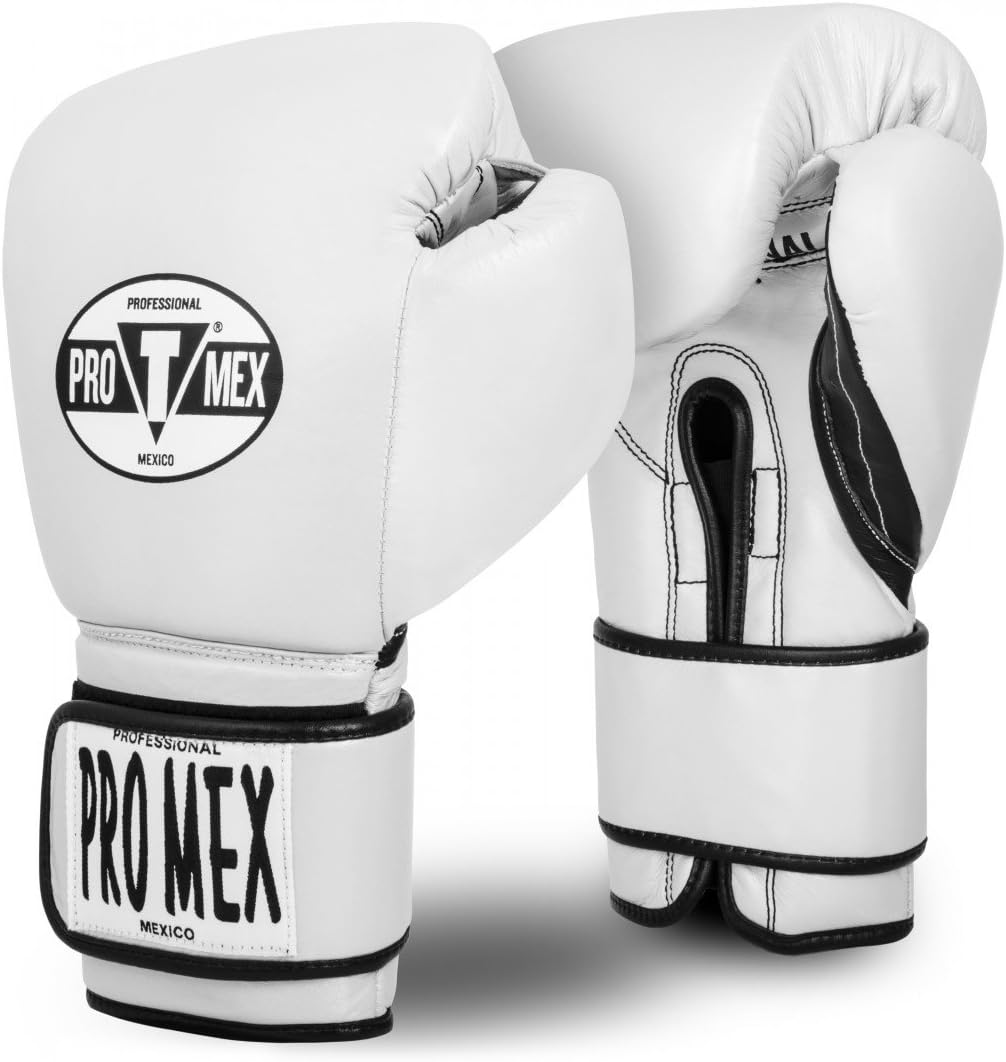Amazon Com Title Boxing Pro Mex Professional Training Gloves V2 0 White 14 Oz Sports Outdoors