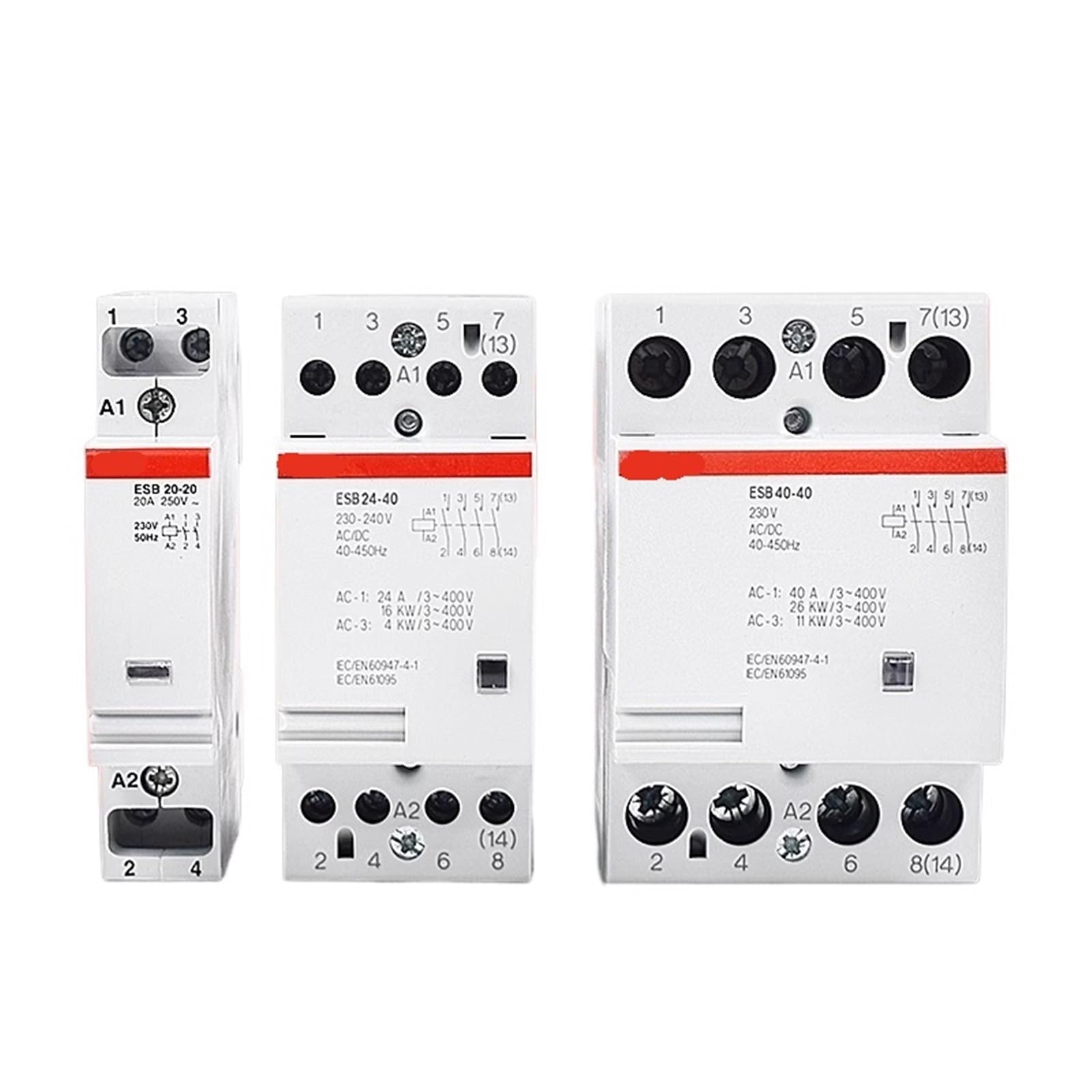 NVSFZGIYG Contactor ESB Series ESB20 ESB25 ESB40 ESB100 ESB20-20N ESB25-20N ESB40-20N ESB63-20N ESB100-20N ESB25-40N ESB20-11N(Esb25-40n-06)