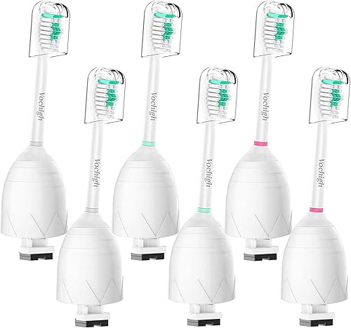 Cabezales de cepillo de dientes de repuesto compatibles con Philips Sonicare compatible con Sonicare E-Series HX702266, Cleancare & Advance