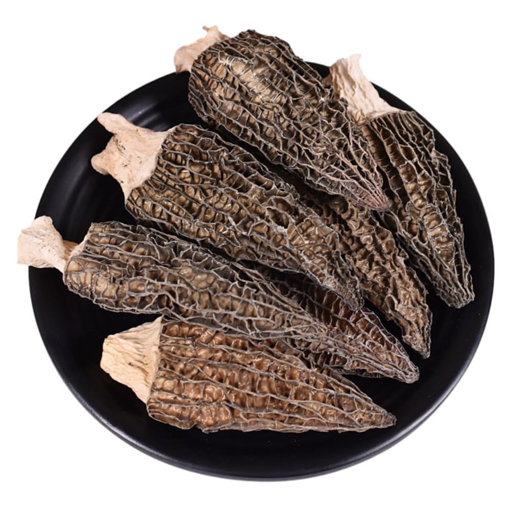 Natural Organic Dried Morel Mushrooms,Dehydrated Gourmet Morchella Conica,Edible Mushrooms for Cooking,Non Genetically Modified,Kosher,Gluten-Free. (250 Gram)