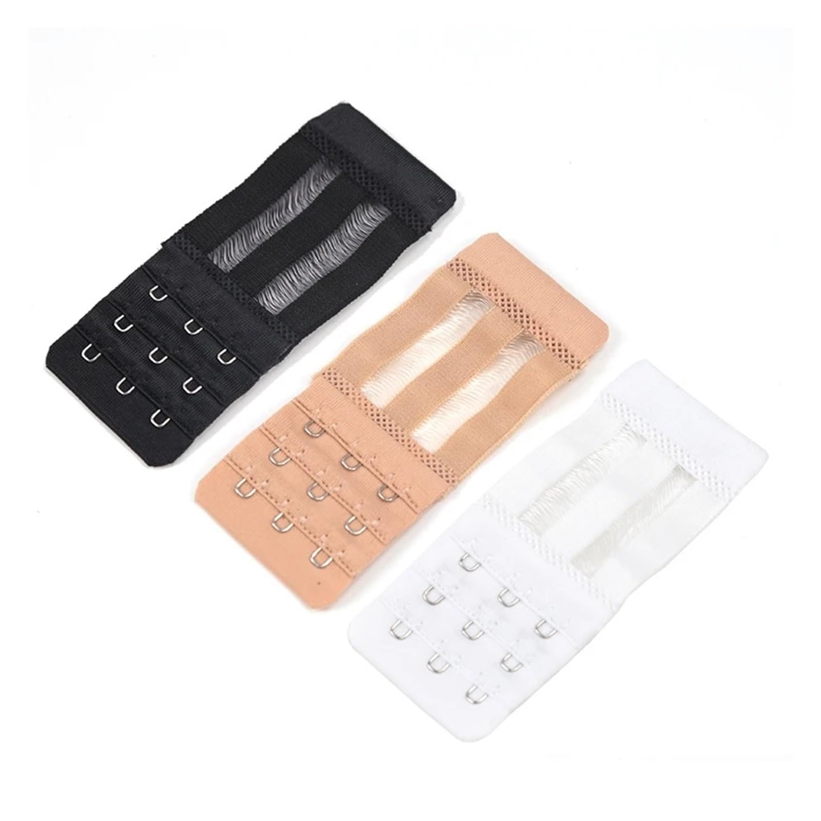 Extensor de Sujetador for Mujer, Juego 3 uds., extensión Correa Nailon con Ganchos, Extensores íntimos alargados, Accesorios