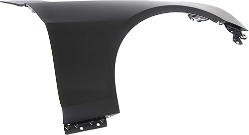 Evan Fischer Guardabarros delantero compatible con Cadillac ATS Steel 2013-2018, sedán, lado del pasajero