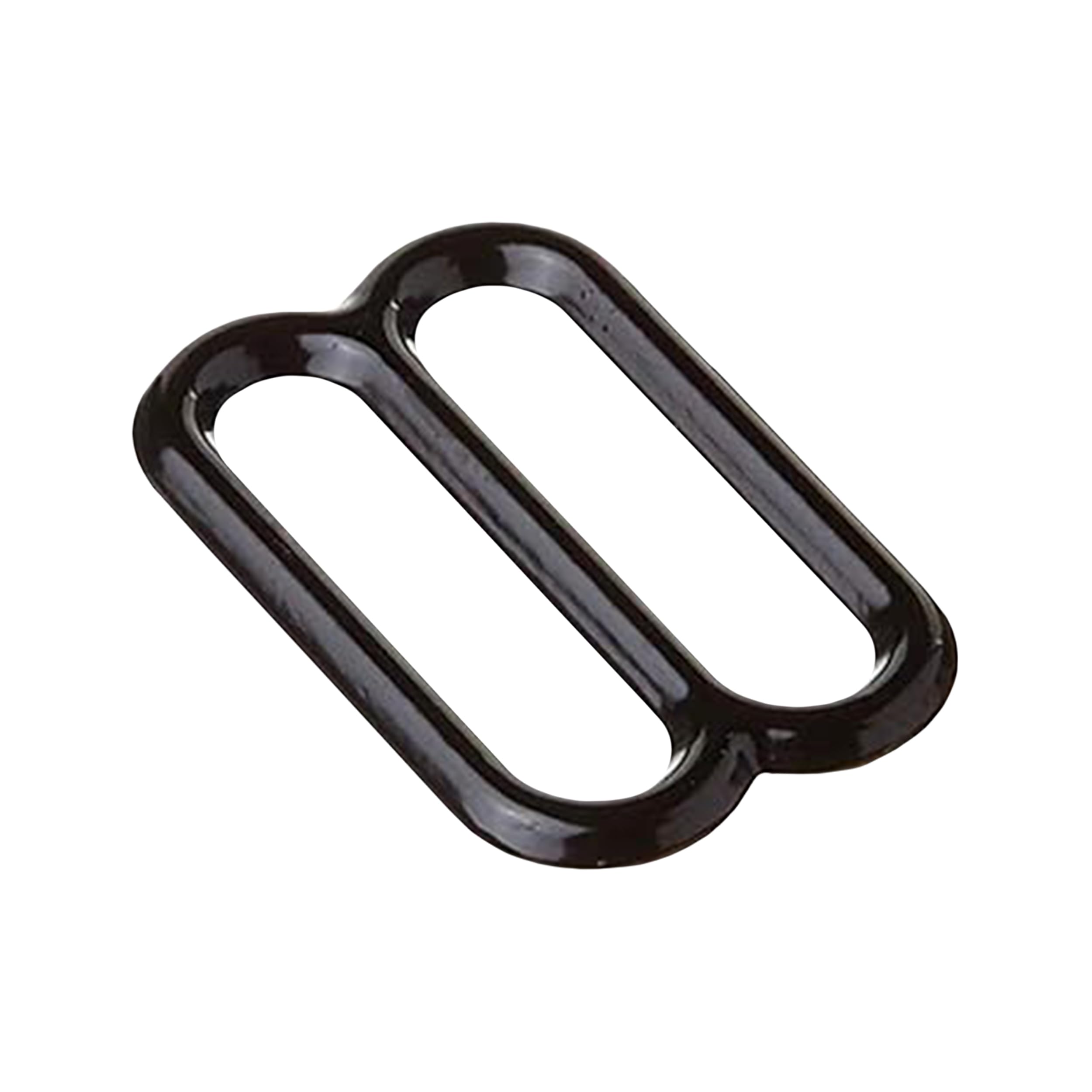 Strapworks Black Metal Rounded Tri-Glide Slides For Bag Straps,Rifle Slings,Dog Collars- 1 Inch, 1.5 Inch or 2 Inch- 10 Pack