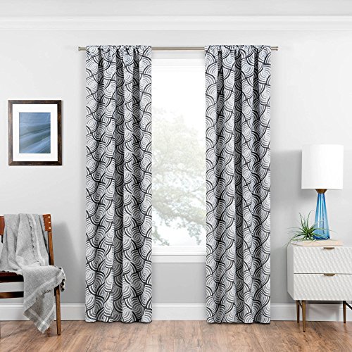 Panel de ventana gris oscuro Eclipse para salones modernos de 37x95 2