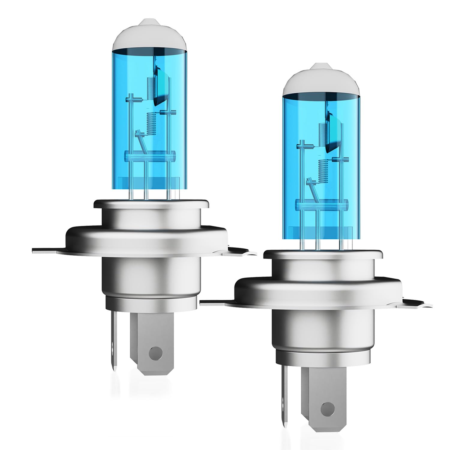 Headlights Fit for Honda CRV 2007-2014 & 1997-2004 Halogen Headlight Bulbs, H4 High/Low Beams, High Power 6000K White Light, Pack of 2