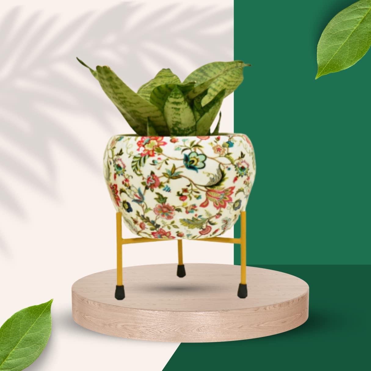 Copper Aart™ Metal Planter Pot with Stand for Indoor Plants & Flowers Table Top Planter for Living Room, Home Decor Decorative Pots for Indoor Plants Décor (Design 25) (B0BX3XZXT4) Amazon Price History, Amazon Price Tracker
