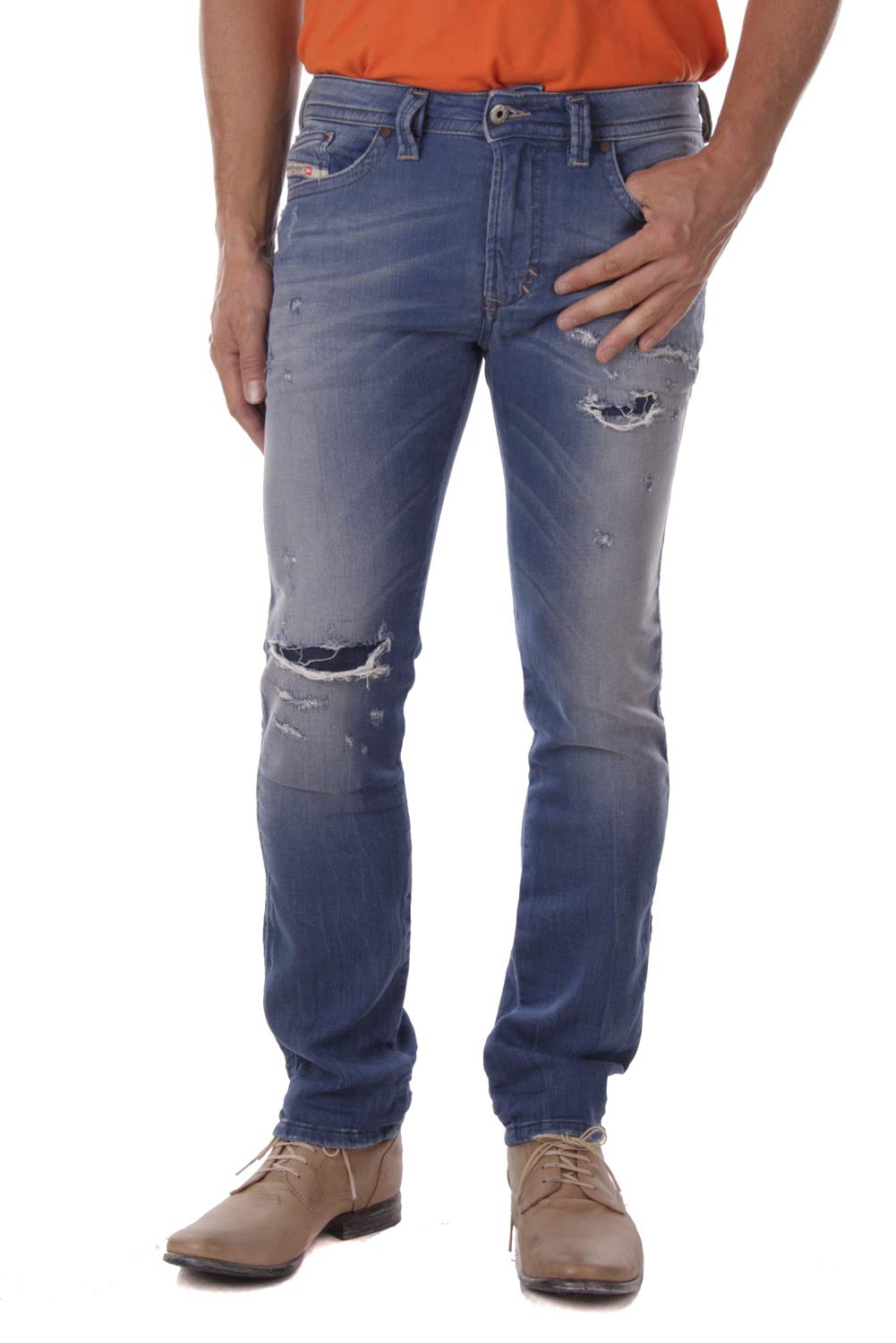 Diesel Thavar-NE R73T8 - Jeans da uomo, slim skinny
