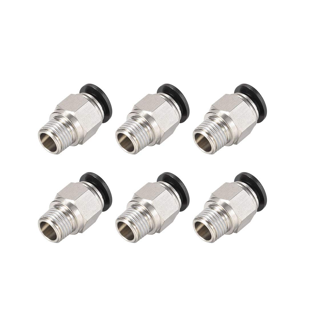 Conector rápido neumático 1/4 NPT para reparar fugas en tubos de 10 mm