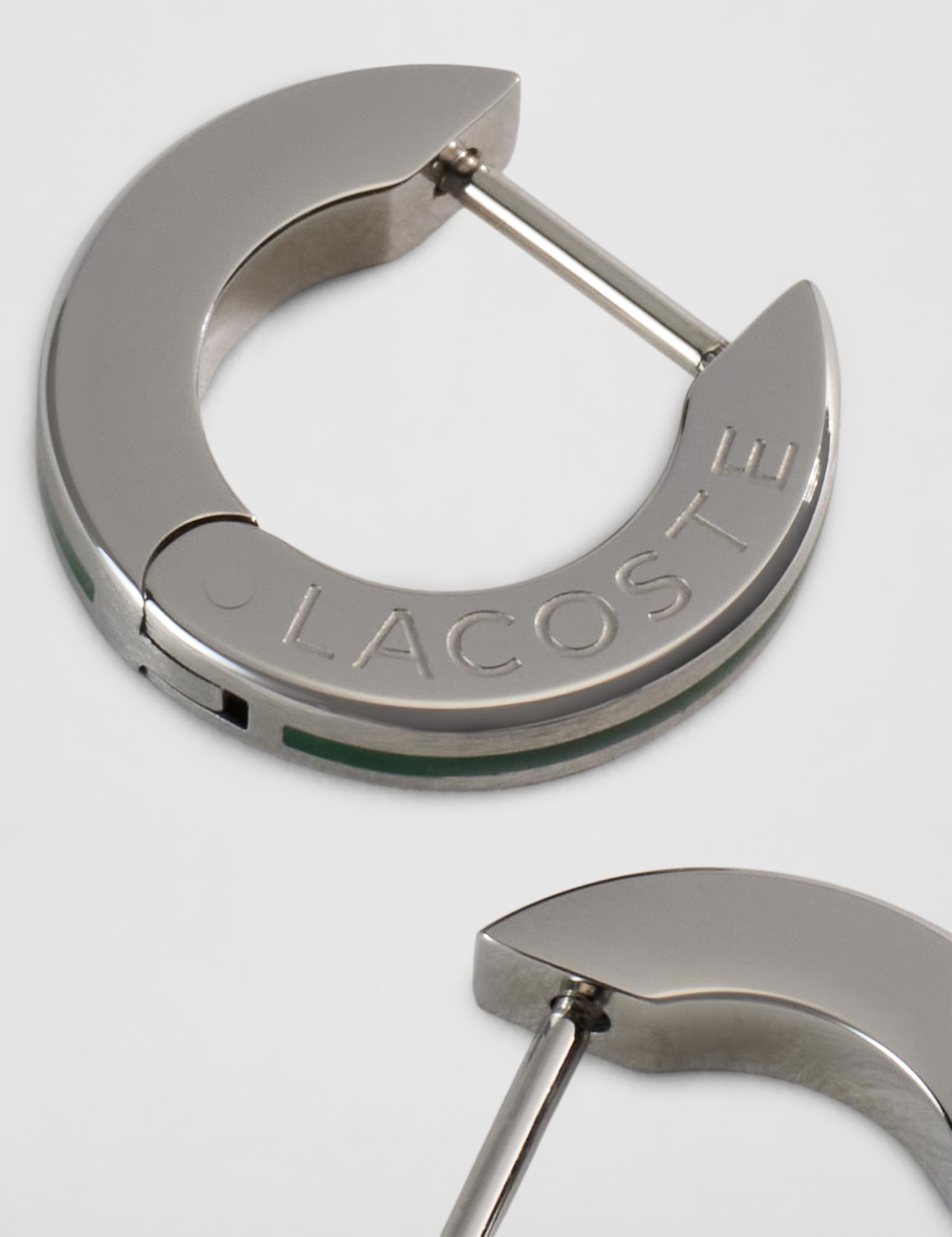 Lacoste Orecchini Hinge da Uomo Collezione LACOSTE BASELINE in Acciaio Inossidabile - 2040087