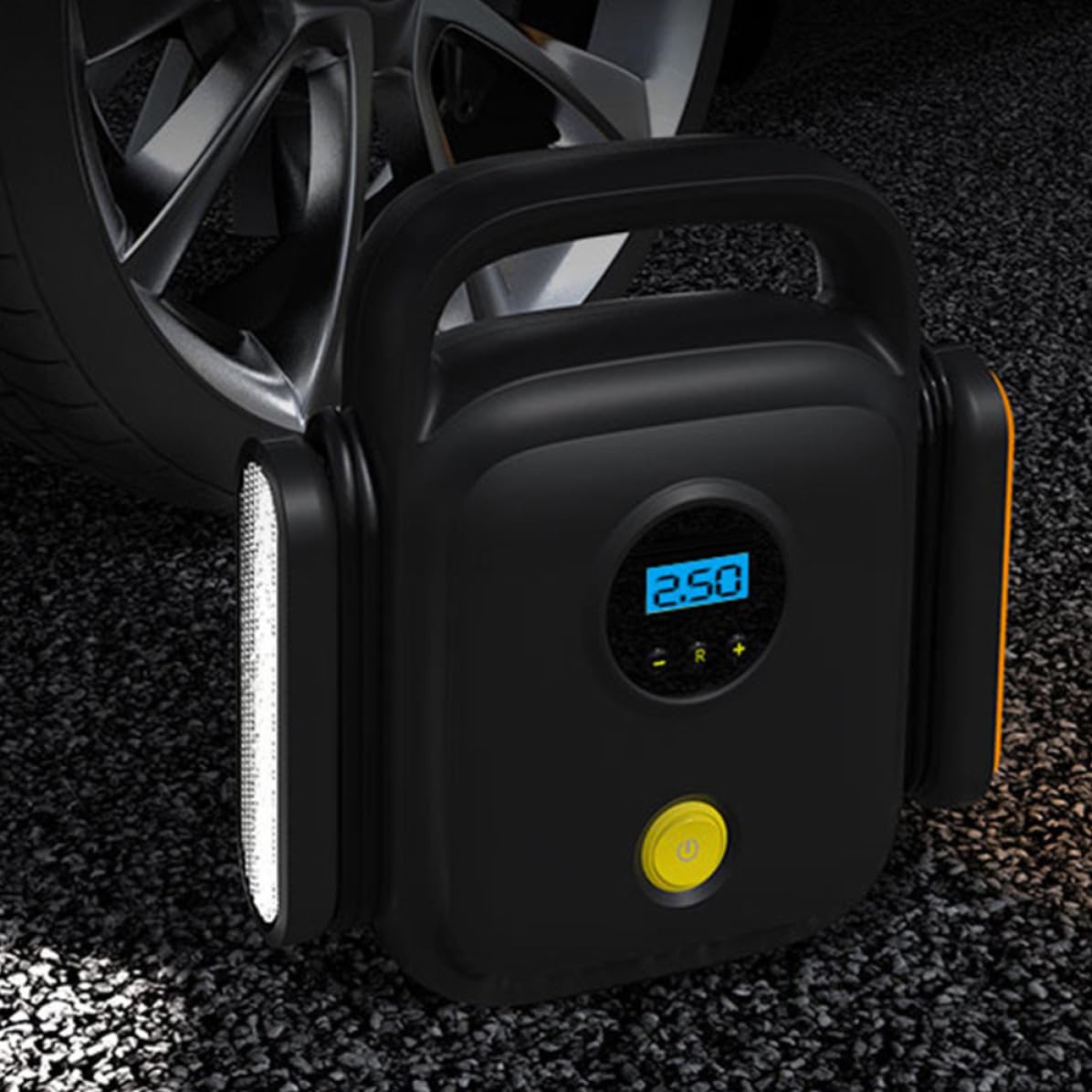 Operitacx Inflador de Aire Portátil para Coche 12v 120w Luz Integrada