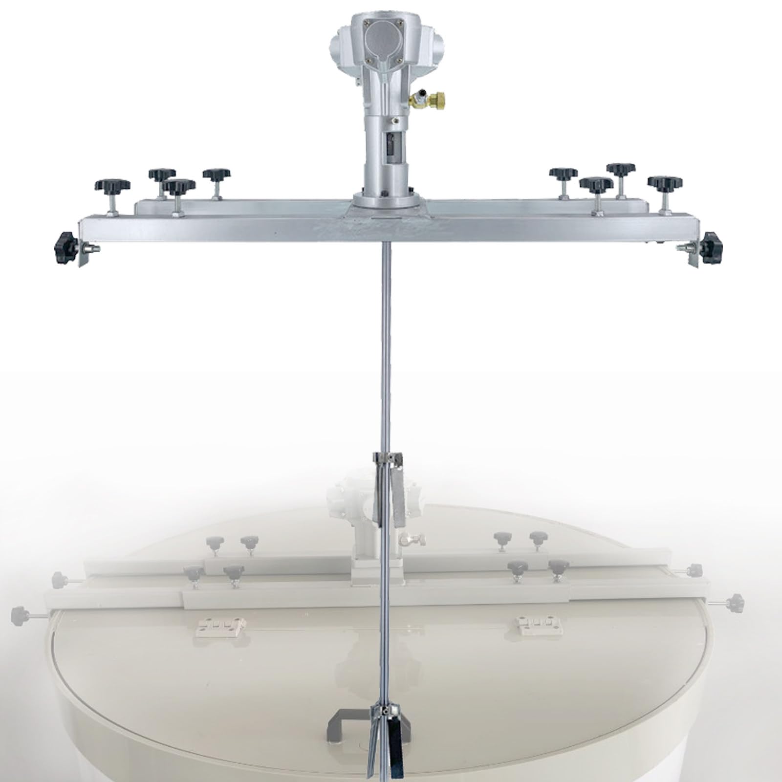 Pneumatic Paint Mixer Pneumatic Agitator Pail Mixer Paint Agitator Paint Stirring Machine Bracket Air Agitator Paint Mix Tool,