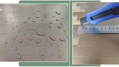 Miniatura 5 de weimeisc 10 hojas de azulejos despegar y pegar para salpicadero de cocina, azulejos de mosaico autoadhesivos, para pegar en tocadores de baño,