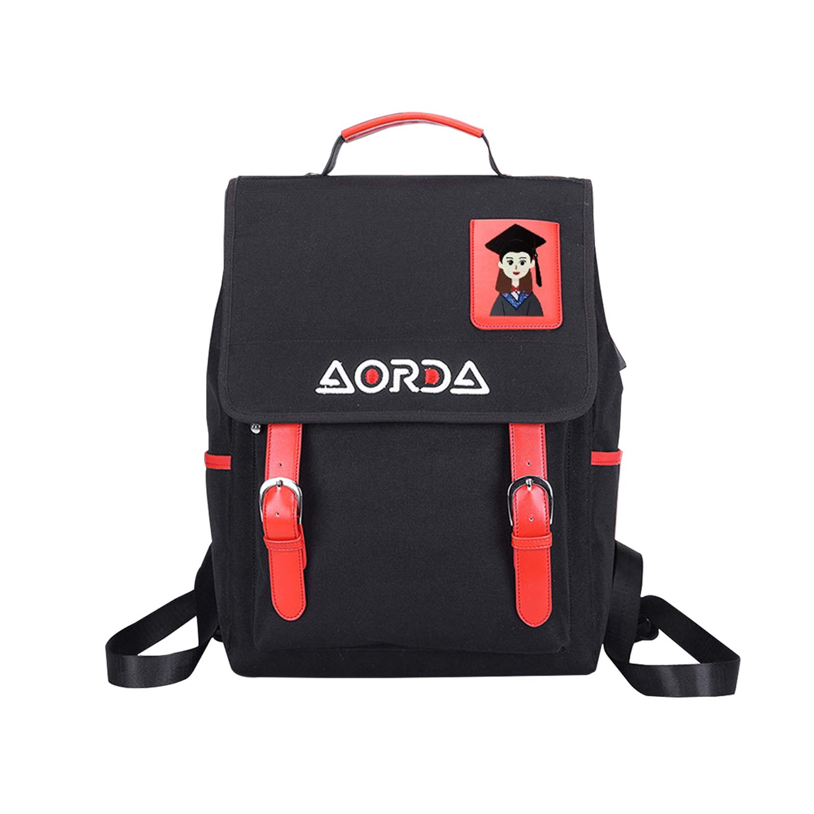 FANDARE Damski plecak modny plecak dzienny z przyłączem USB do ładowania, dla dziewcząt, torba szkolna, na laptopa o przekątnej ekranu 15,6", plecak podróżny, do szkoły, na zakupy, randkę, tornister,