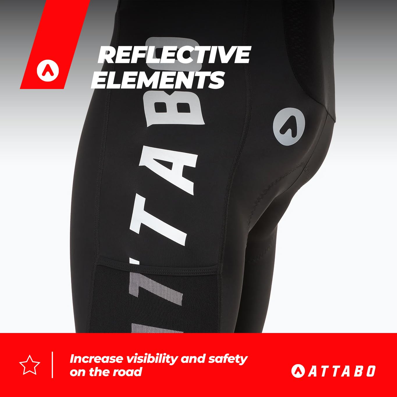 ATTABO Kirun Pro Bib Shorts Cargo Atb-b5ap007-blk - Shorty Mężczyźni