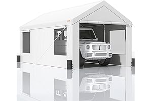 VEVOR 10x20ft Heavy Duty Canopy Garage for Multiple Vehicles
