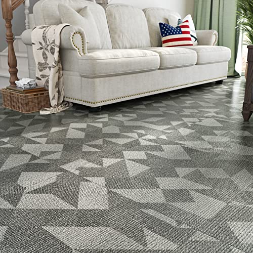 WESTICK Peel and Stick Floor Tile Bathroom 20 Pack Vinyl Self Stick Floor Tiles Waterproof Laminate Flooring Tile Stickers Removable Sticky Floor Tiles for Kitchen Living Room Bedroom 12 x 12 Inch