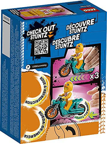 Motocicleta de Acrobacias com Galinha