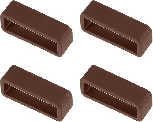 uxcell Correas para correa de reloj, anillos de sujeción de repuesto de goma, soporte de reloj de silicona para correa de reloj de 0.787 in de