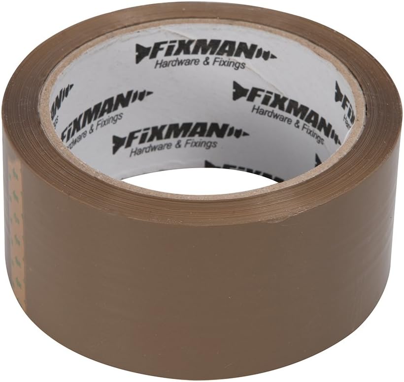 Fixman 190368 Packing Tape 48 mm x 66m Brown