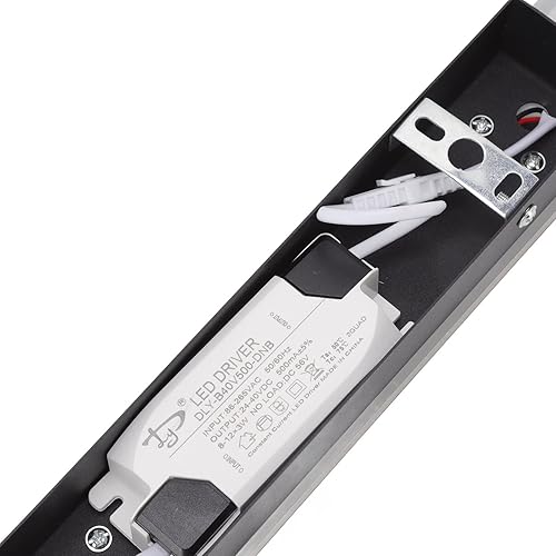 Miniatura 9 de Lámpara de pared de tira larga para exteriores, IP43 moderna lámpara de pared rectangular nórdica para interiores, para dormitorio, sala de estar,