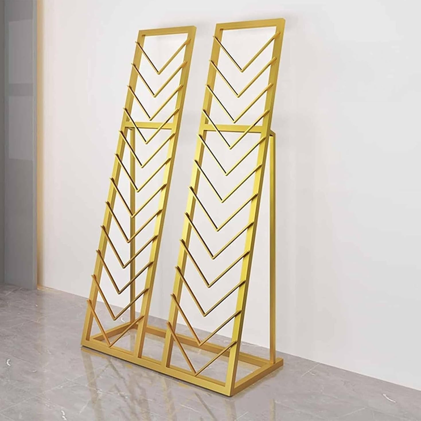 XAZLBIW Commercial Tile Sample Display Shelf, Large Capacity Marble Slab Holder for Flooring and Picture Displays