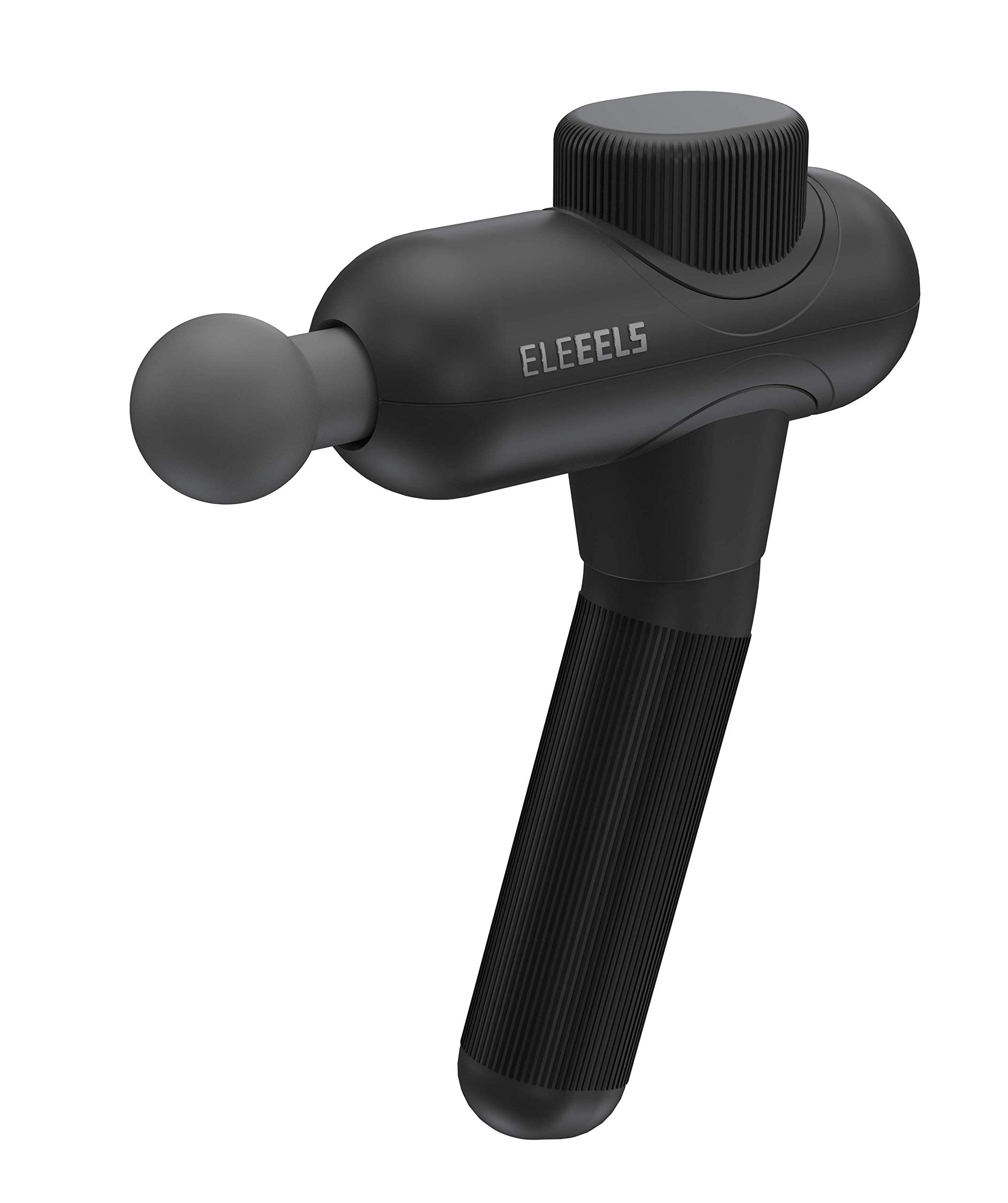 Pistolet do masażu X3, maks. 3200 obr./min, port ładowania USB-C, urządzenie do masażu karku, pleców i ramion, 4 poziomy prędkości, bezprzewodowy, ergonomiczny, do ponownego ładowania, czarny