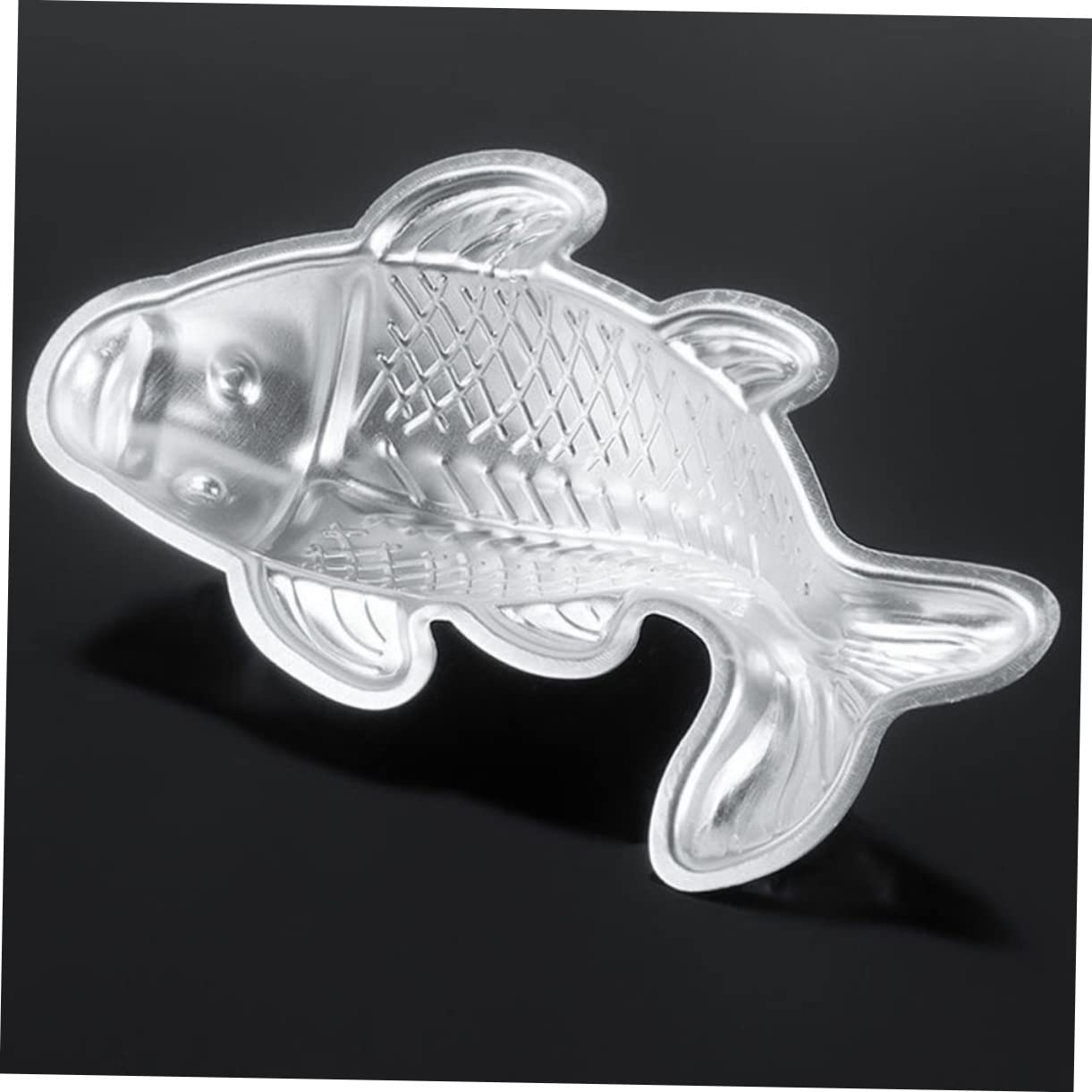 PartyKindom 3 Sätze Reiskuchenform Kuchenformen Set Kuchenform Set Backform Für Jelly Fischform Backform Backen Schokoladenbackform Karpfenkuchenformen Aluminium Silver 2 Stücke * 3