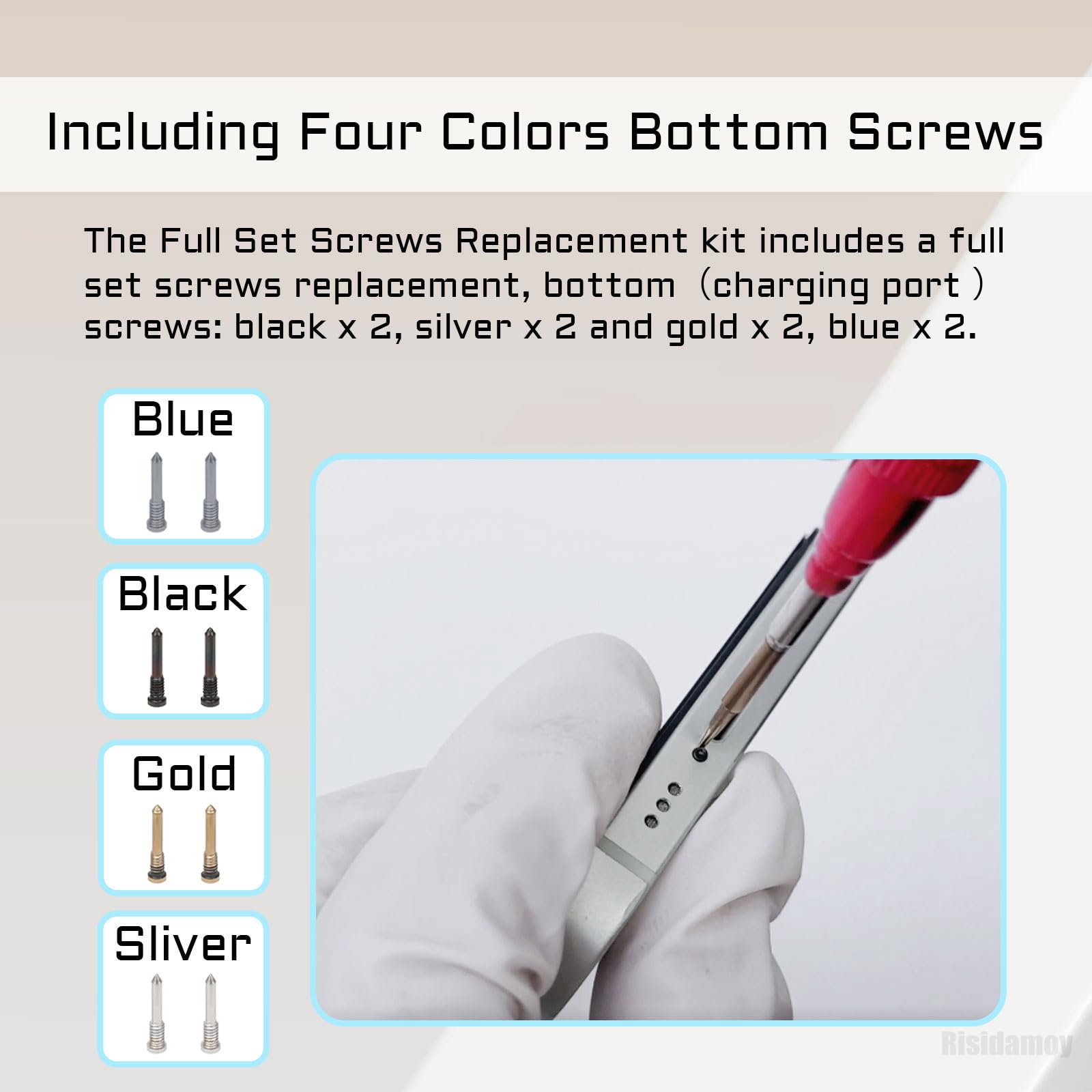 Amazon.com: Risidamoy for iPhone 13 Pro Complete Full Screws Set