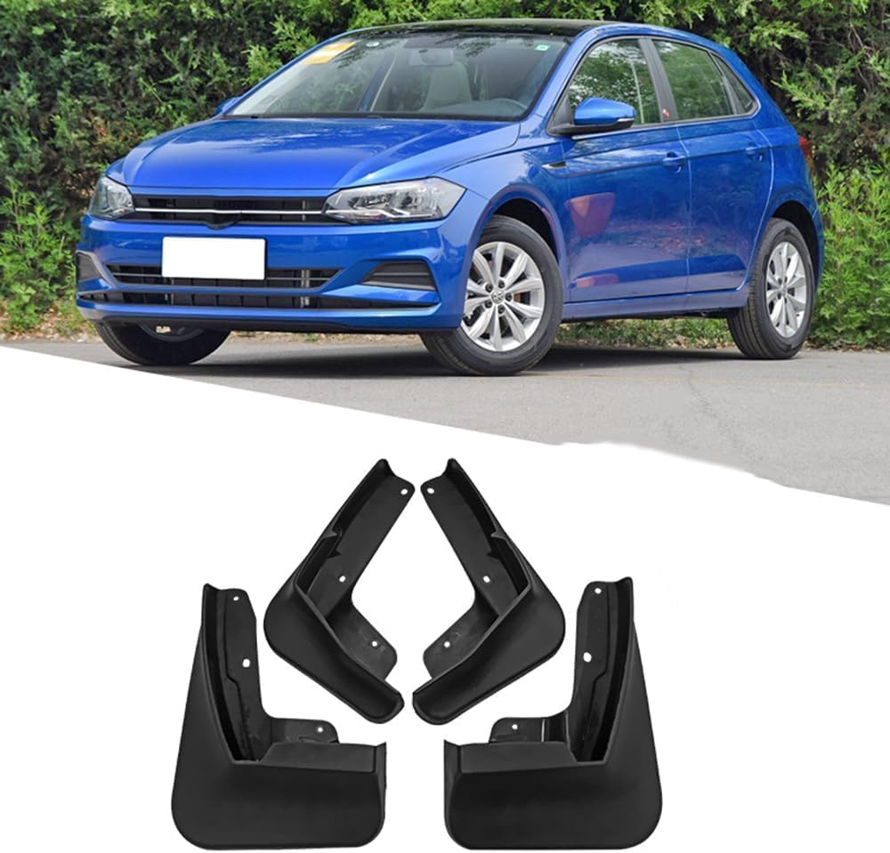 Caoyh Car Mud Flaps For Vw Polo 2019-2024 Mudflaps Mudguard Cover Splash Guard Fender Wheel Tire Splashproof Protector Wheel Mudflaps