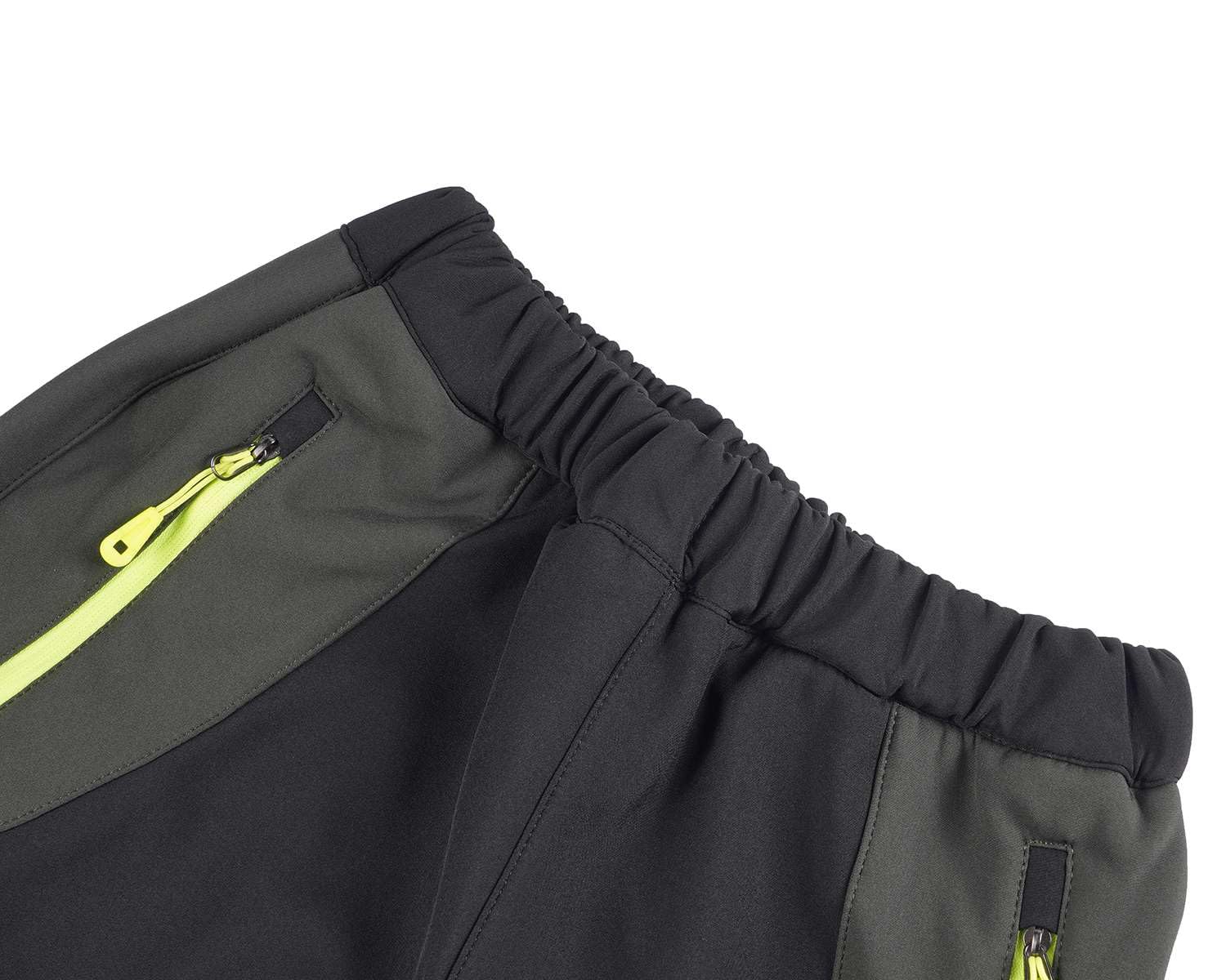 Echinodon Pantalon softshell doublé pour enfant, coupe-vent, imperméable, respirant, chaud, pantalon d'extérieur