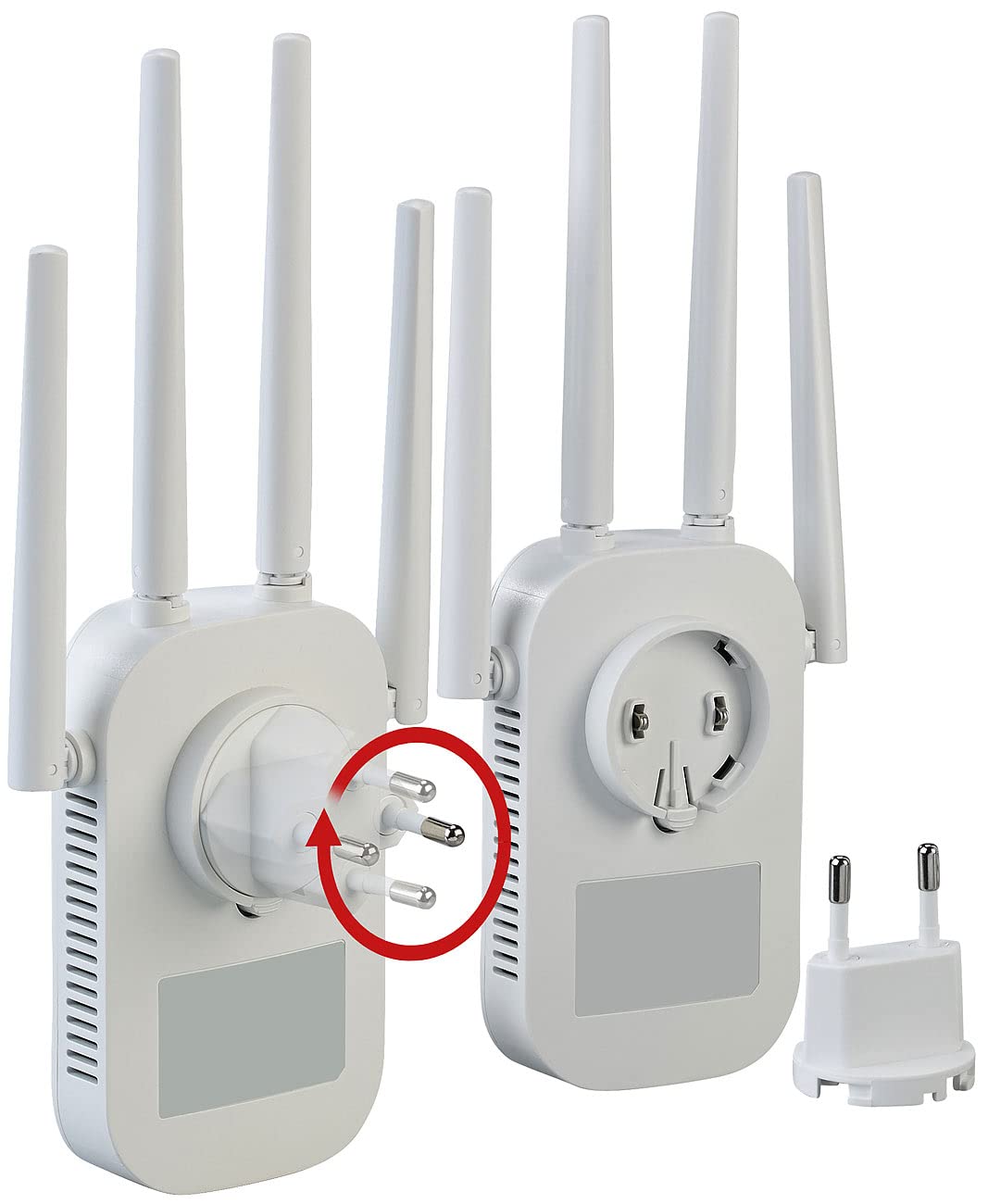 7links Repeater WiFi Dual Band 1200 Mbit/s con porta LAN, 4 antenne, app ELESION