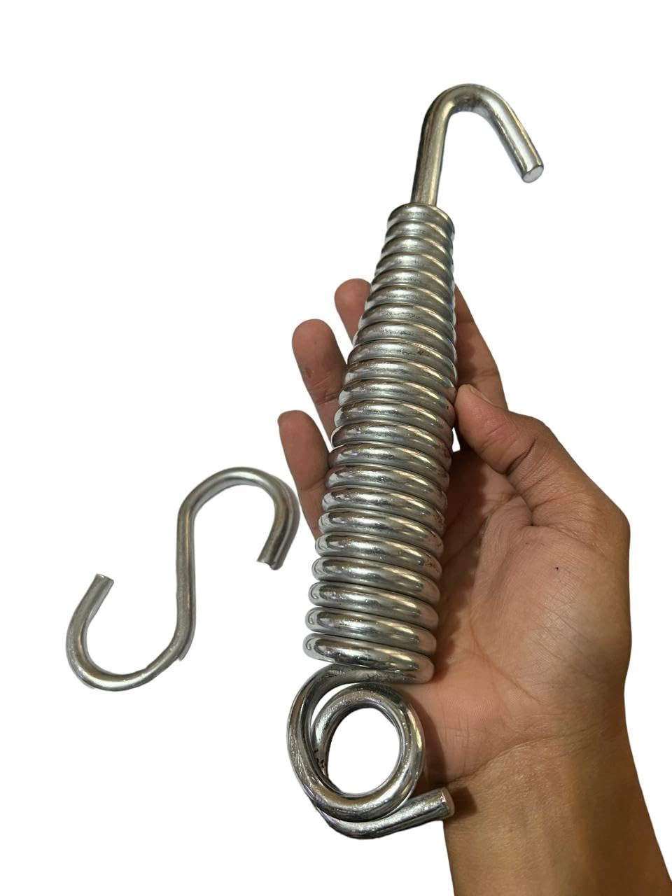 Zula Bearing Spring 360° Rotating Heavy Duty Hammock Swing Spring 23 cm - Alloy Steel Construction with Accessories with 9 cm S Hook-image-35