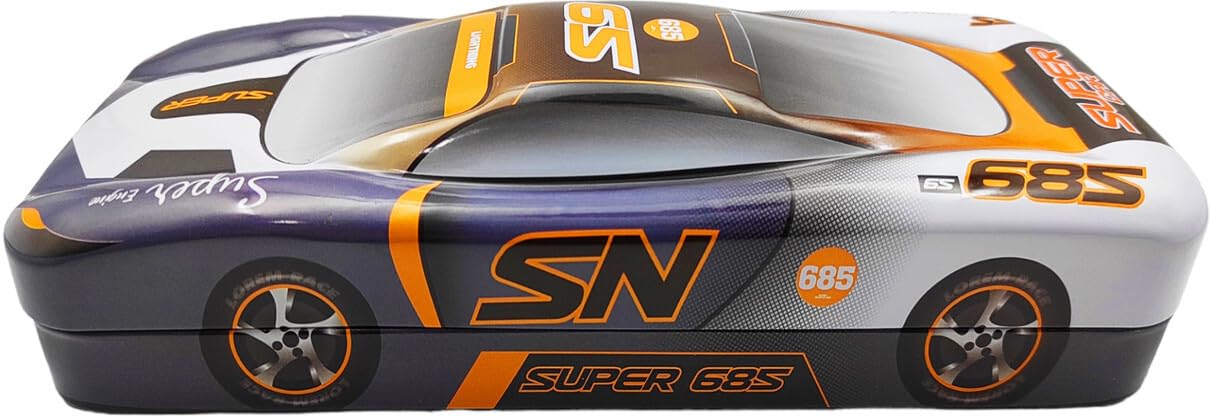 DISHVY® Car Race 3D Car Art Metal Pencil Box (Set of 1, Multicolor) (B0CHF1YW5Y) Amazon Price History, Amazon Price Tracker