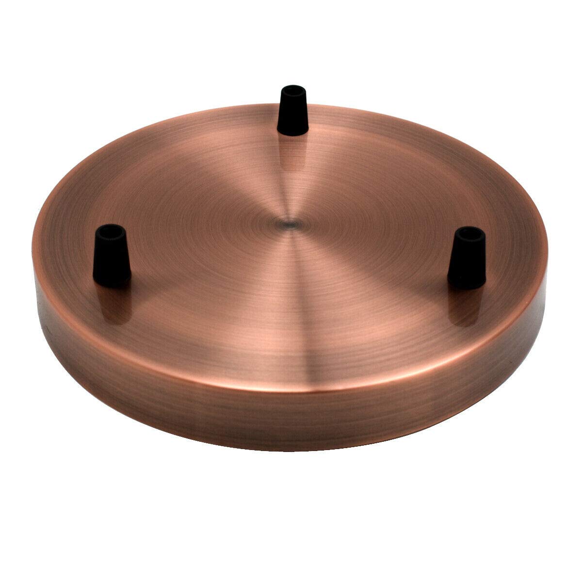 LEDSone Multi Outlet Brass 3 Point Ceiling Rose Multiple Drop for Ceiling or Pendant Ceiling Light | Industrial Lighting Vintage Decor