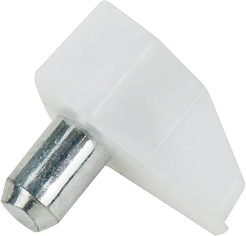 Miniatura 9 de UYTRYEM Pinzas de soporte de plástico transparente de 0.197 in, pasadores de estante de gabinete transparentes, clavijas de repuesto de plástico