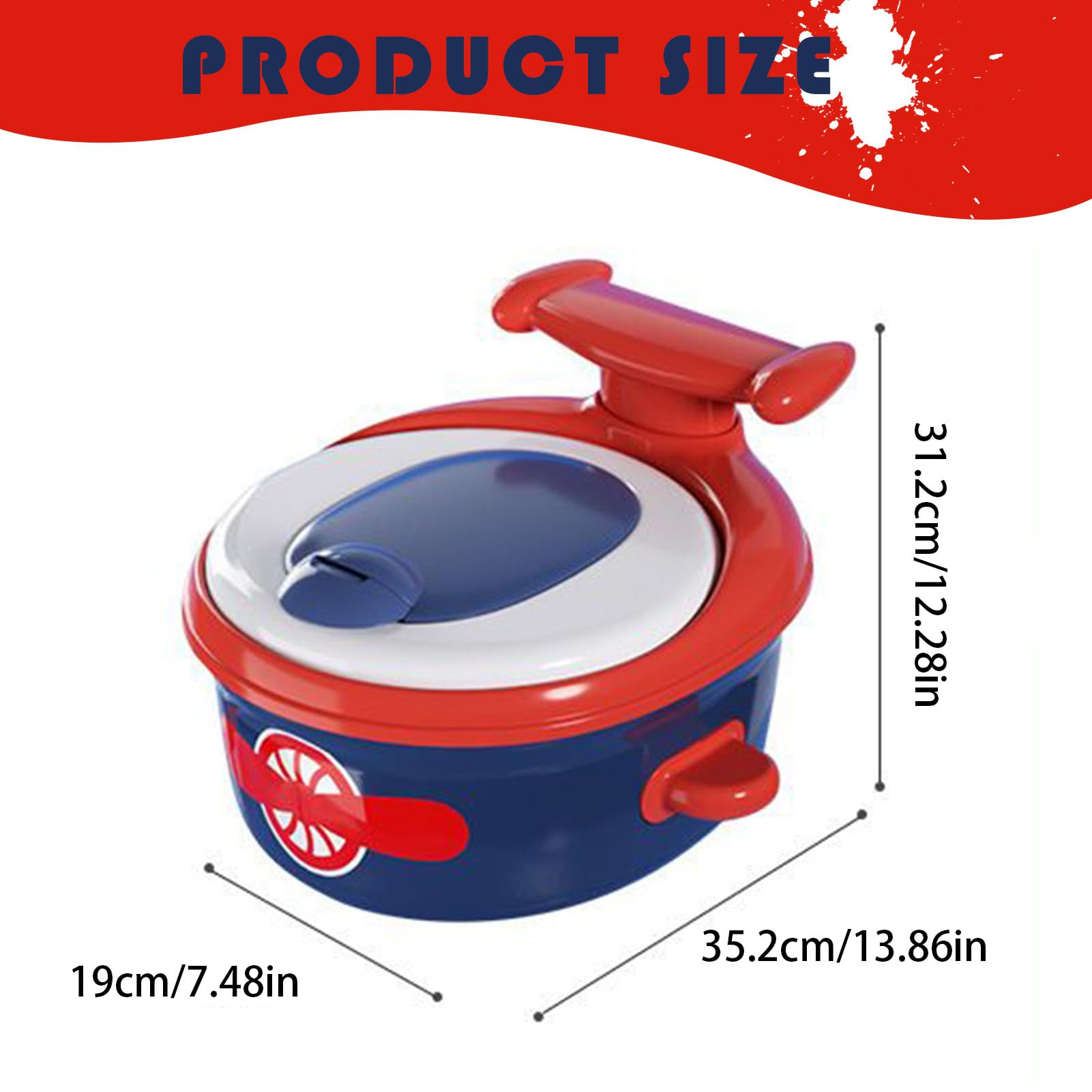 Nocnik Treningowy Przenośny Noczek Podróżny | Przenośny Toalet Dla Dzieci Z Antypoślizgowym Dnem Do Łazienki Domowej Podróży Szkoły Żłobka Wieczornej Rutyny Dla