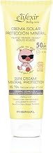 Elifexir Baby Care 100% Mineral Sun Cream for Children and Babies, UVA, UVB and IR-A SPF 50+, 99% Natural Ingredients, Dermatologically and Pediatrically Tested, Water Resistant, Face and Body, 100 ml
