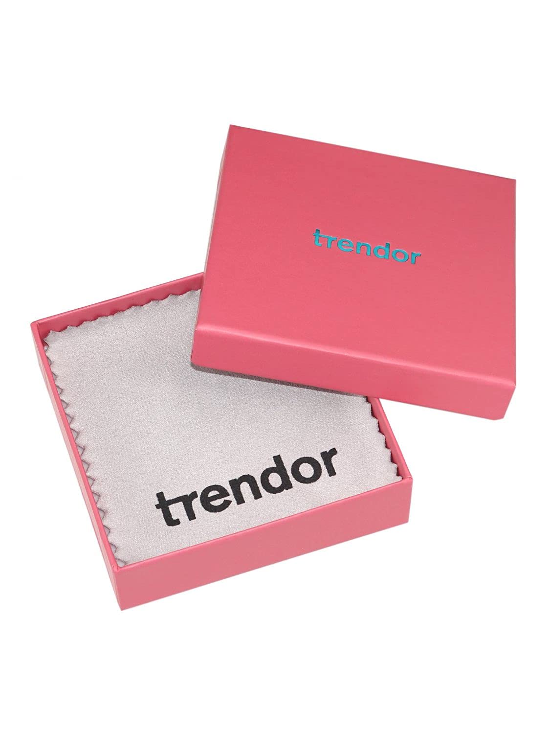 trendor Medaillon mit Damen-Kette Gold auf Silber 925 75727 | zauberhaftes Silber-Medaillon für Damen, zeitloser Silberschmuck für Frauen, tolle Geschenkidee