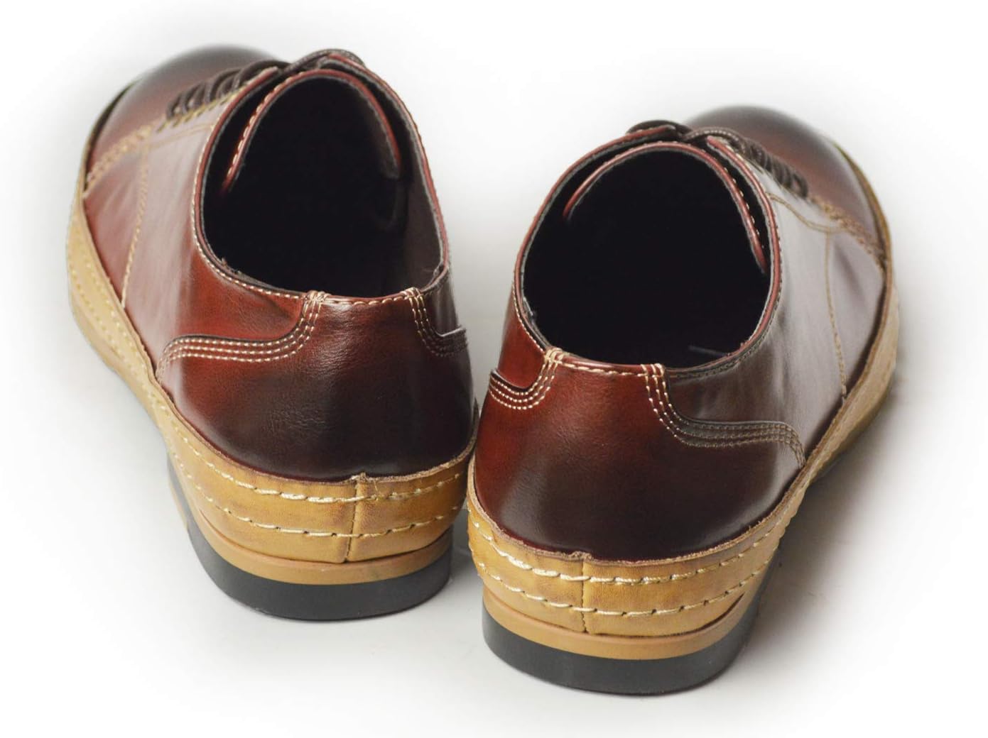 [ジーノ] カジュアル シューズ メンズ レースアップ スニーカー ローカット ウォーキングシューズ コンフォート 大人 靴 短靴 紳士靴 エコ配送 ze8855