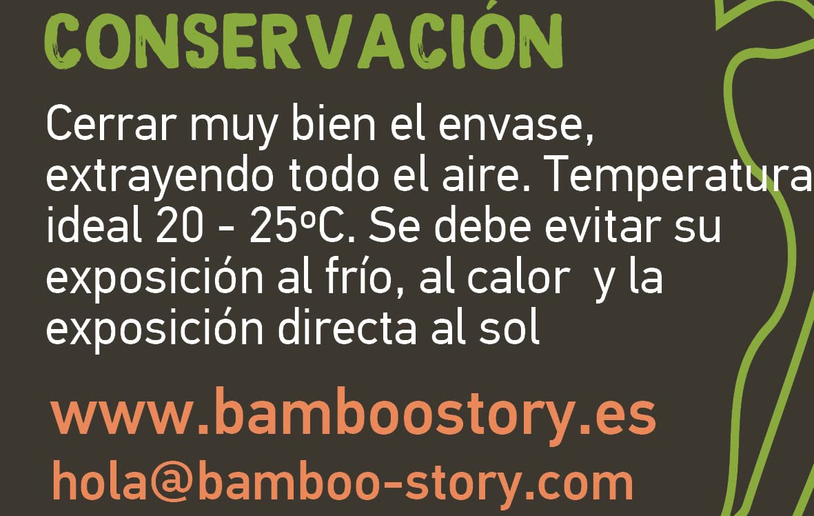 Bio | BAMBOO STORY | Manteca Cacao | Prensada Frío | Criollo | 100% Peruano | 900g