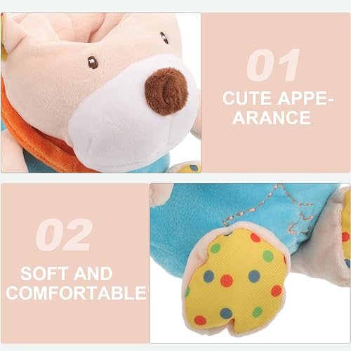 Miniatura 4 de Lindo titular de la botella de leche del animal de peluche aislado cubierta portátil del biberón